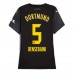 Borussia Dortmund Ramy Bensebaini #5 Dámské Venkovní Dres 2024-25 Krátkým Rukávem